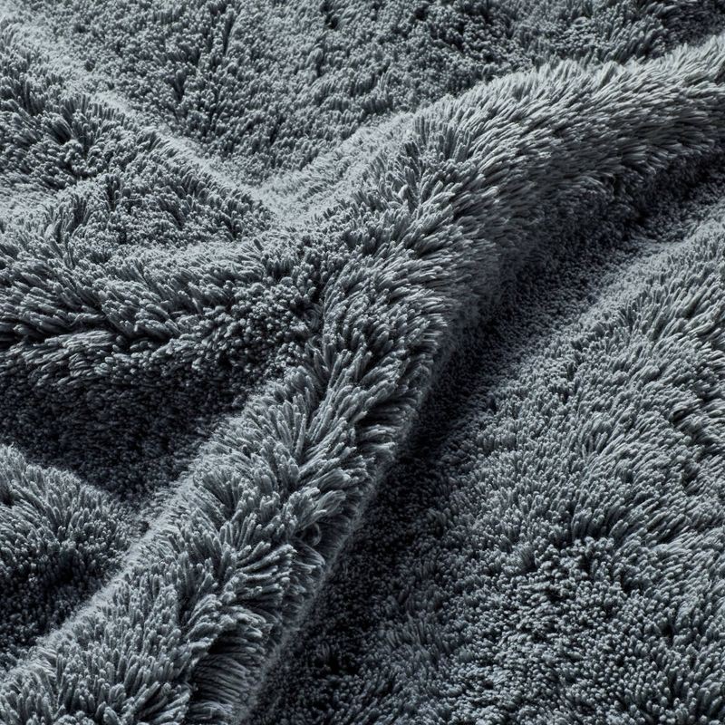 slide 3 of 4, 21"x34" Modal Plush Bath Rug Mineral Gray - Casaluna™, 1 ct