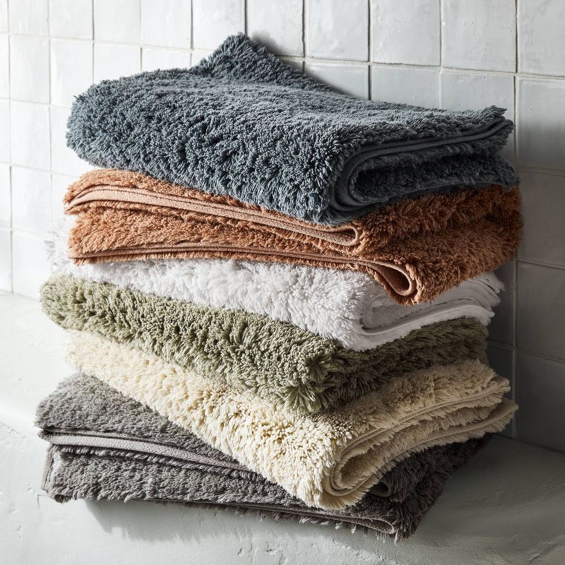 slide 4 of 4, 21"x34" Modal Plush Bath Rug Mineral Gray - Casaluna™, 1 ct