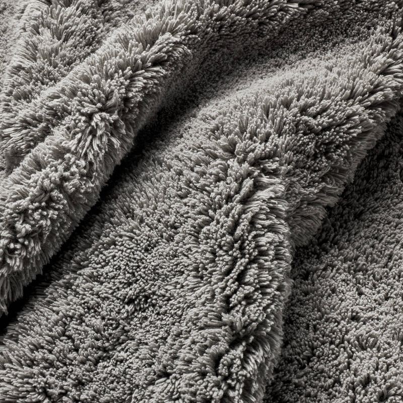 slide 3 of 4, 21"x34" Modal Plush Bath Rug Light Gray - Casaluna™, 1 ct