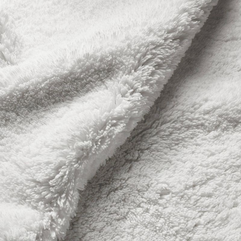 slide 3 of 4, 21"x34" Modal Plush Bath Rug White - Casaluna™, 1 ct
