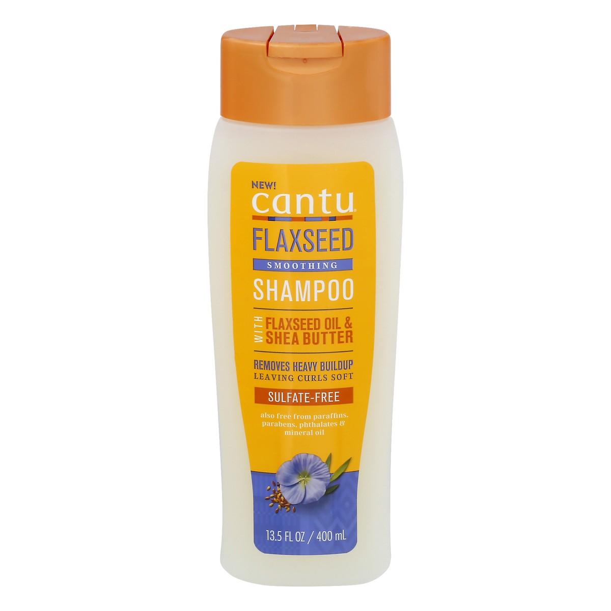 slide 1 of 12, Cantu Smoothing with Flaxseed Oil & Shea Butter Shampoo 13.5 oz, 13.5 oz