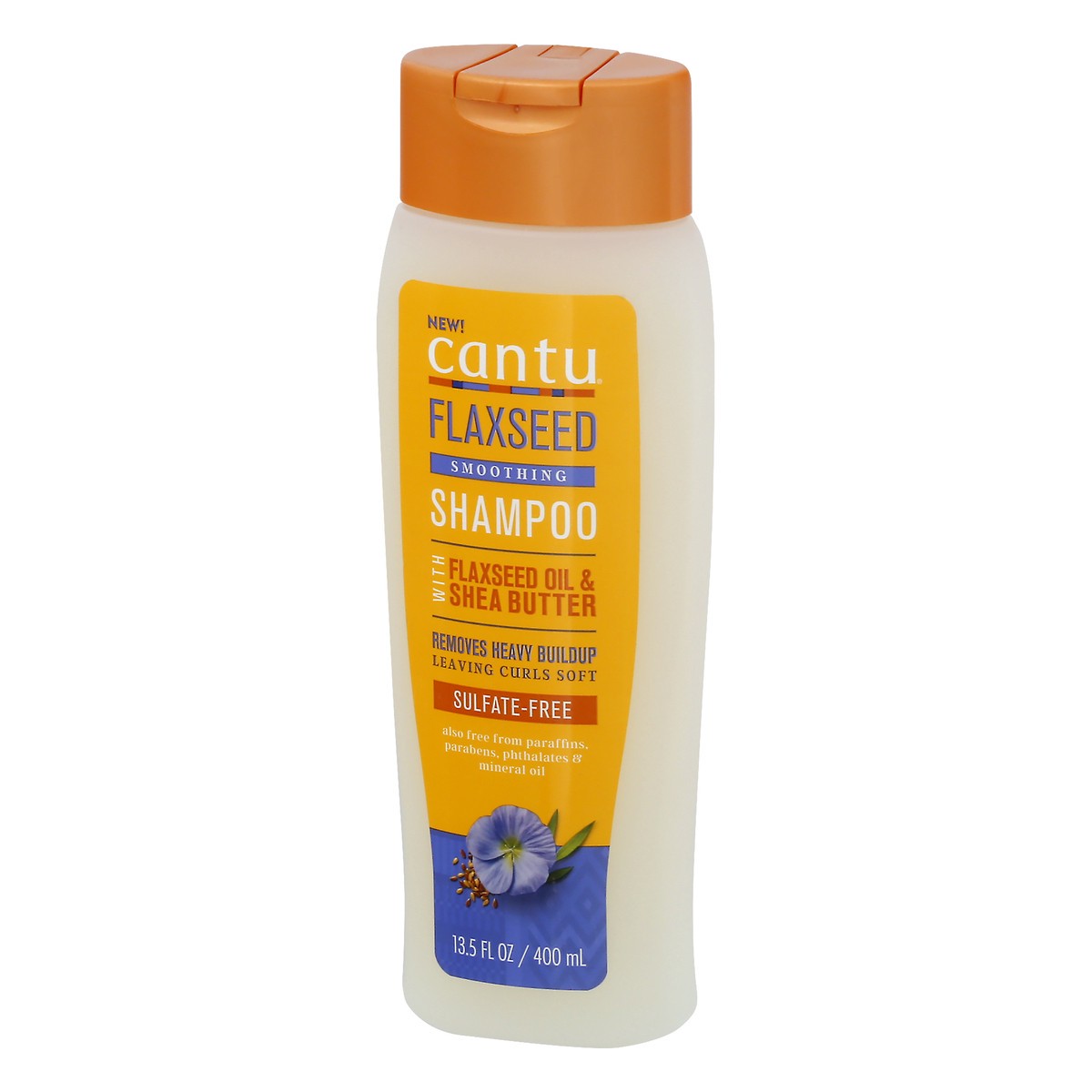 slide 9 of 12, Cantu Smoothing with Flaxseed Oil & Shea Butter Shampoo 13.5 oz, 13.5 oz