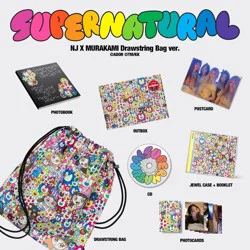Universal Music Group NewJeans - 'supernatural' NJ X MURAKAMI (Drawstring Bag ver.) (Target Exclusive, CD)