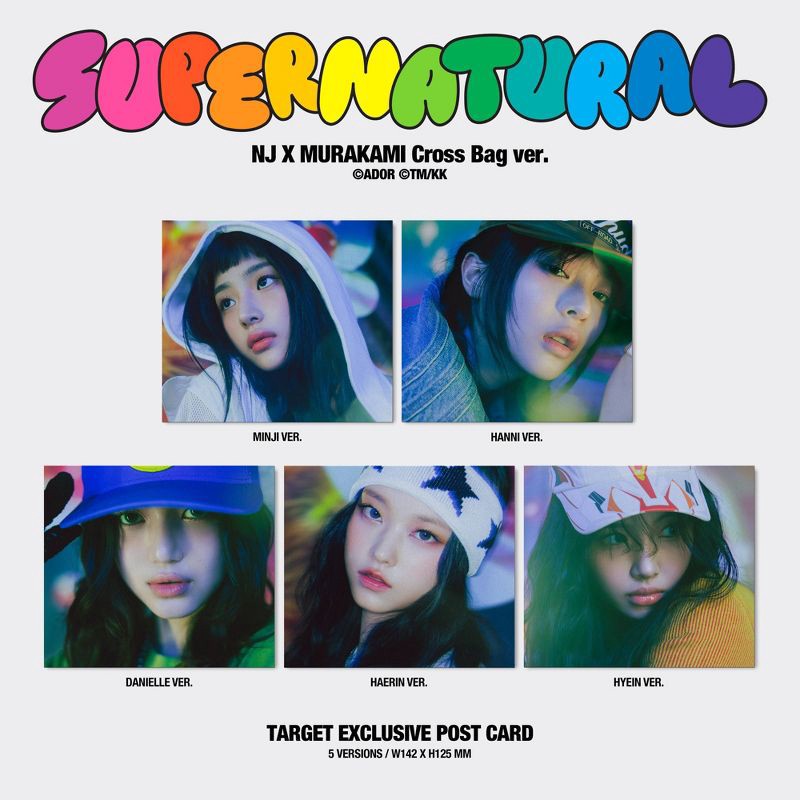 slide 3 of 4, Universal Music Group NewJeans - 'supernatural' NJ X MURAKAMI (Cross Bag ver.) (Target Exclusive, CD), 1 ct