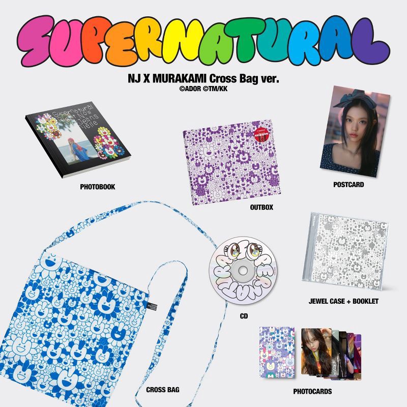 slide 1 of 4, Universal Music Group NewJeans - 'supernatural' NJ X MURAKAMI (Cross Bag ver.) (Target Exclusive, CD), 1 ct