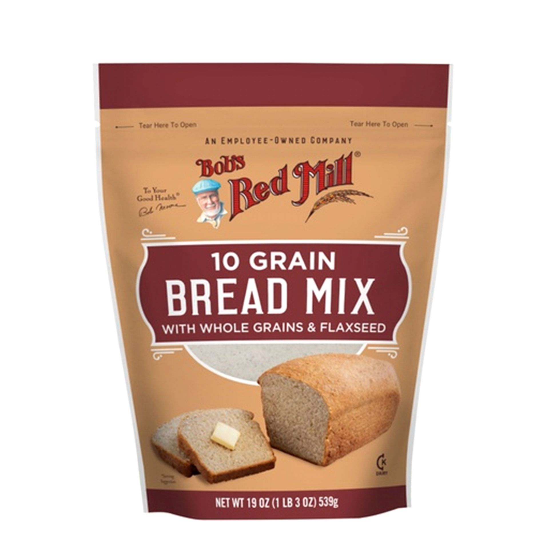 slide 1 of 1, Bobs Redmill 10Grain Bread Mix, 19 oz