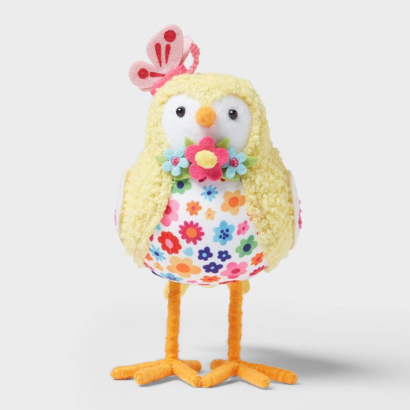 slide 1 of 3, Featherly Friends™ 'Hue' Easter Figurine - Spritz™, 1 ct