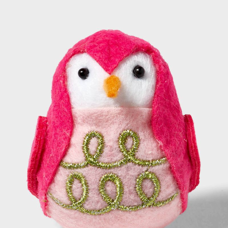 slide 3 of 3, Featherly Friends™ 7pc Fabric Easter Egg Carton - Spritz™, 7 ct