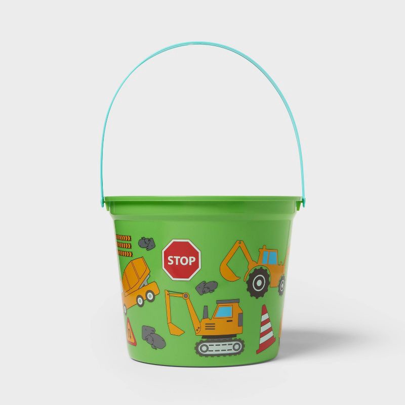 slide 1 of 3, Plastic Easter Bucket Construction - Spritz™, 1 ct