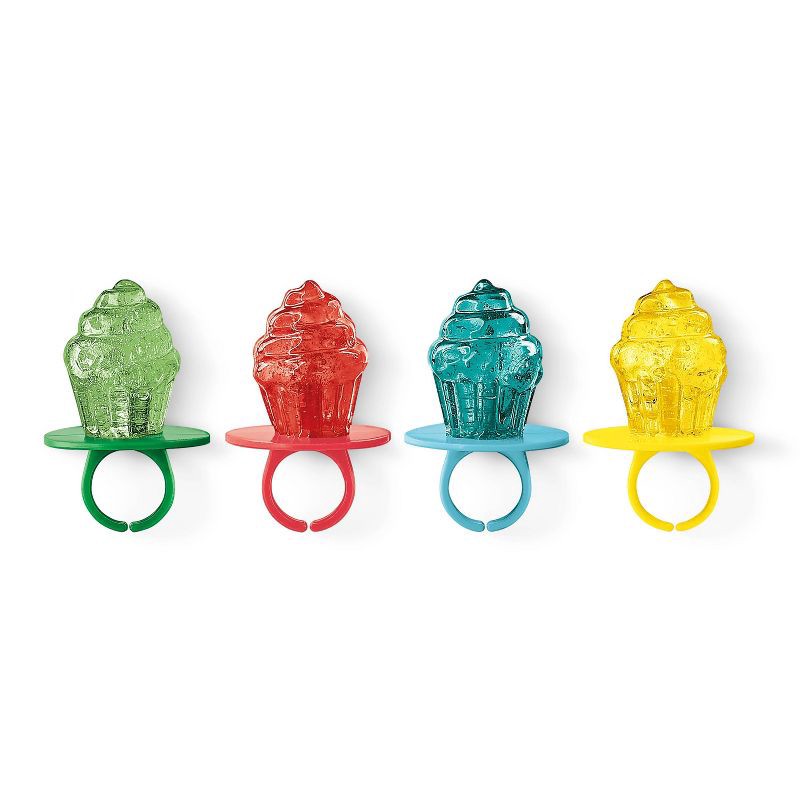 slide 4 of 4, Cupcake Candy Rings Party Favors - 2.1oz/6ct - Favorite Day™, 6 ct; 2.1 oz