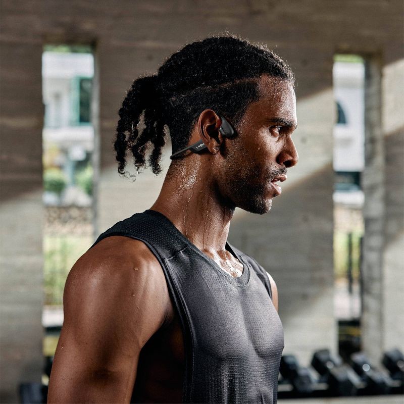 slide 7 of 8, Shokz OpenRun Pro 2 Bluetooth Wireless Headphones - Black (S820-ST-BK-US), 1 ct