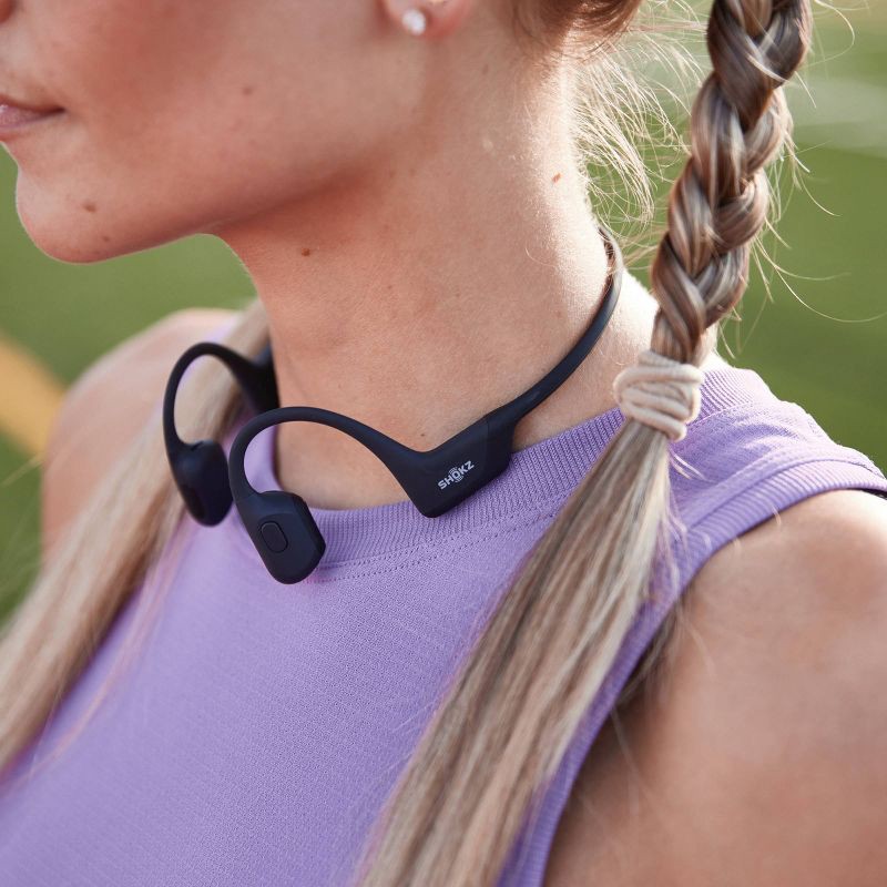 slide 9 of 9, Shokz OpenRun Pro Bluetooth Wireless Headphones - Black (S810-ST-BK-US): Open-Ear, Sweat-Resistant, 1 ct