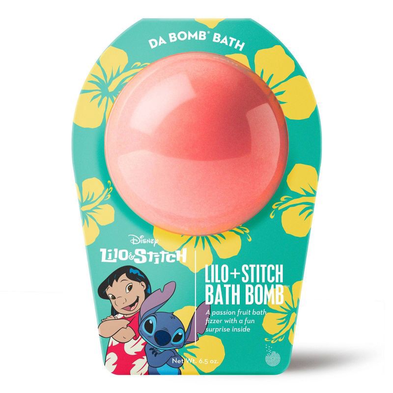 slide 1 of 7, Da Bomb Bath Fizzers Lilo & Stitch Bath Bomb - 6.5oz, 6.5 oz