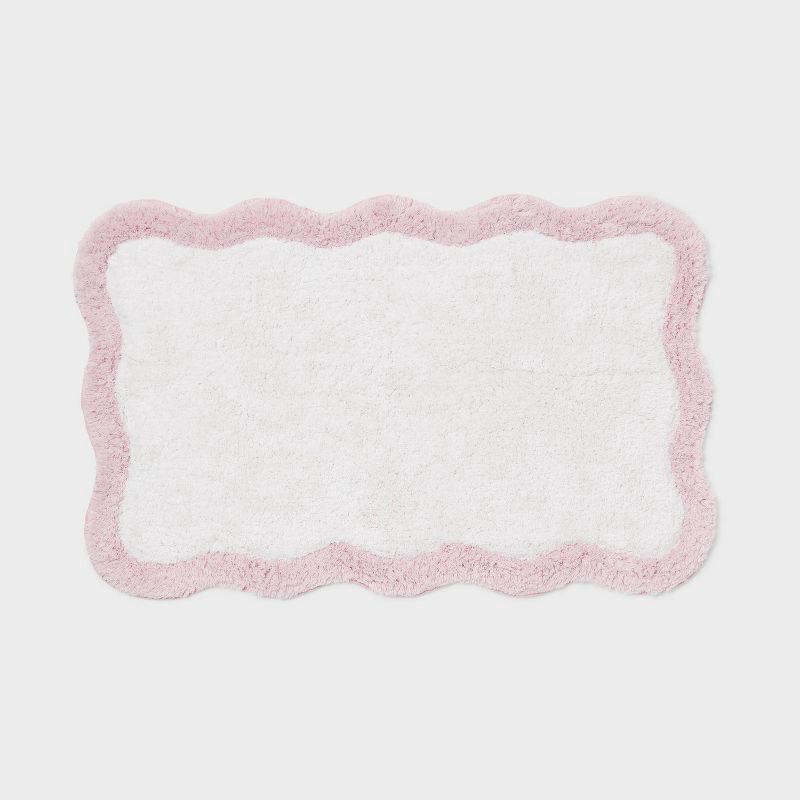 slide 1 of 4, Purple Wave Kids' Bath Rug - Pillowfort™, 1 ct