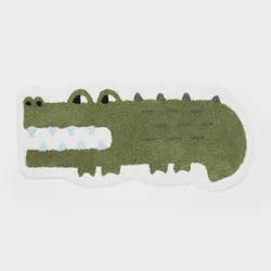 Alligator Kids' Bath Rug - Pillowfort™