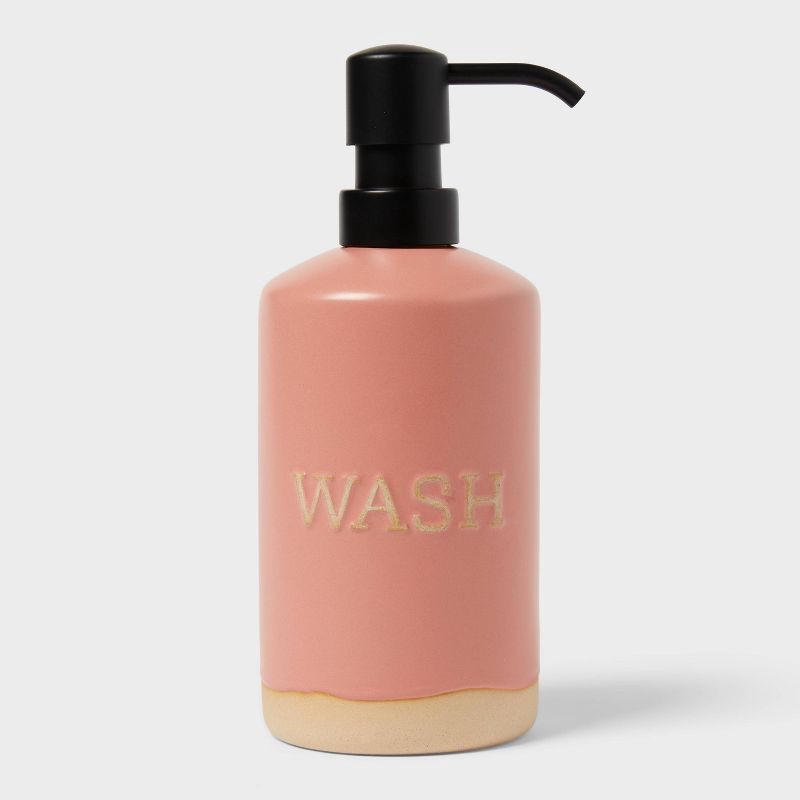 slide 1 of 3, Pink Kids' Soap Pump Dispenser - Pillowfort™, 1 ct