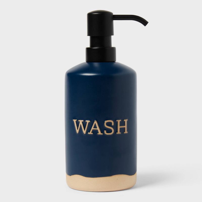 slide 1 of 3, Blue Kids' Soap Pump Dispenser - Pillowfort™, 1 ct