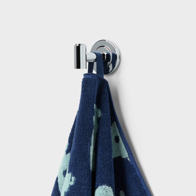 slide 5 of 5, Submarine Kids' Hand Towel Navy - Pillowfort™, 1 ct