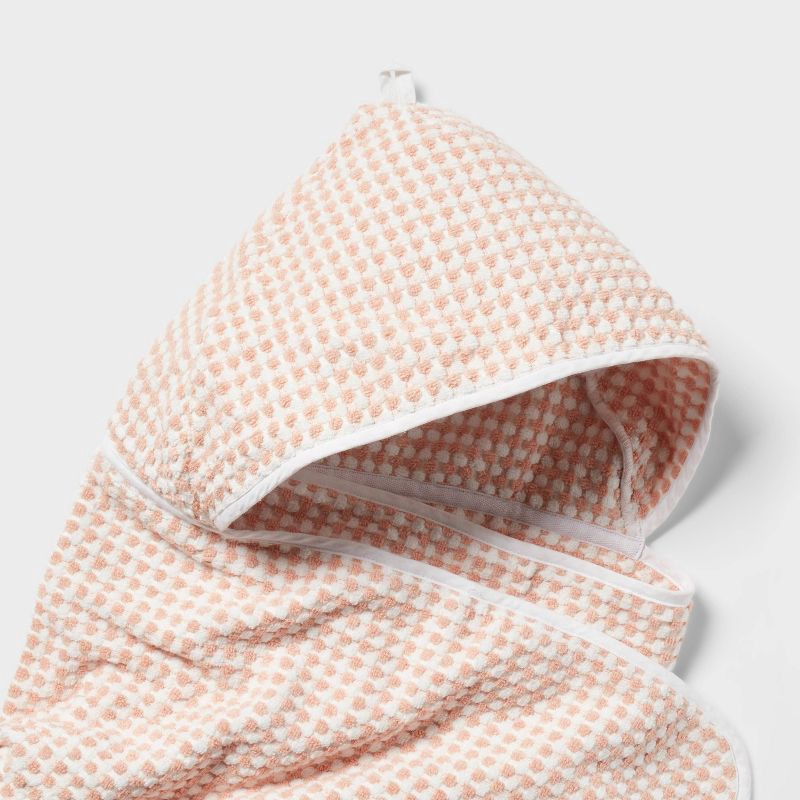 slide 3 of 4, Kids' Oversized Hooded Bath Towel Pink - Pillowfort™, 1 ct