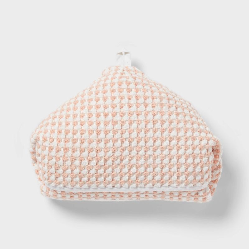 slide 4 of 4, Kids' Oversized Hooded Bath Towel Pink - Pillowfort™, 1 ct