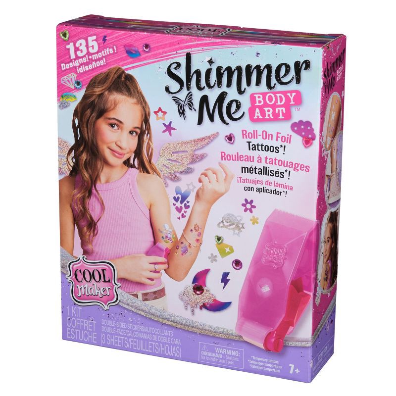 slide 10 of 10, Cool Maker 8pc Shimmer Me Body Art Beauty Kit, 8 ct