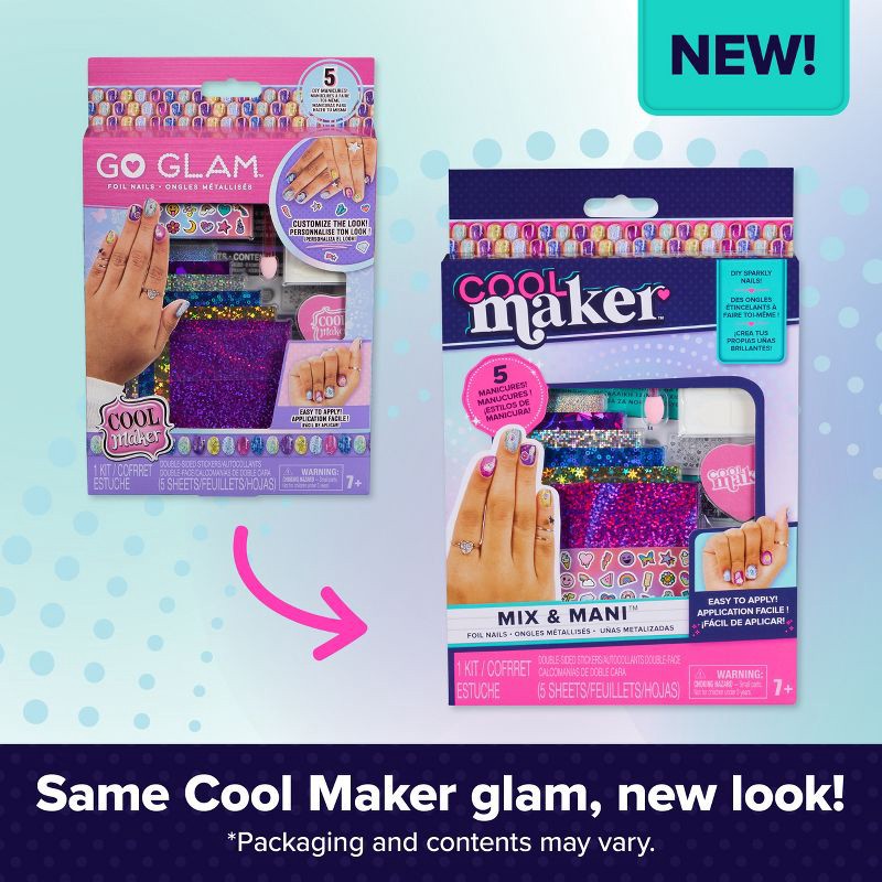 slide 6 of 9, Cool Maker 14pc Go Glam Foil Nails Beauty Kit, 14 ct