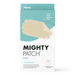 Hero Cosmetics Mighty Patch Body Patch - 4ct: Alcohol-Free, Whole Body Application, Acne-Prone Skin