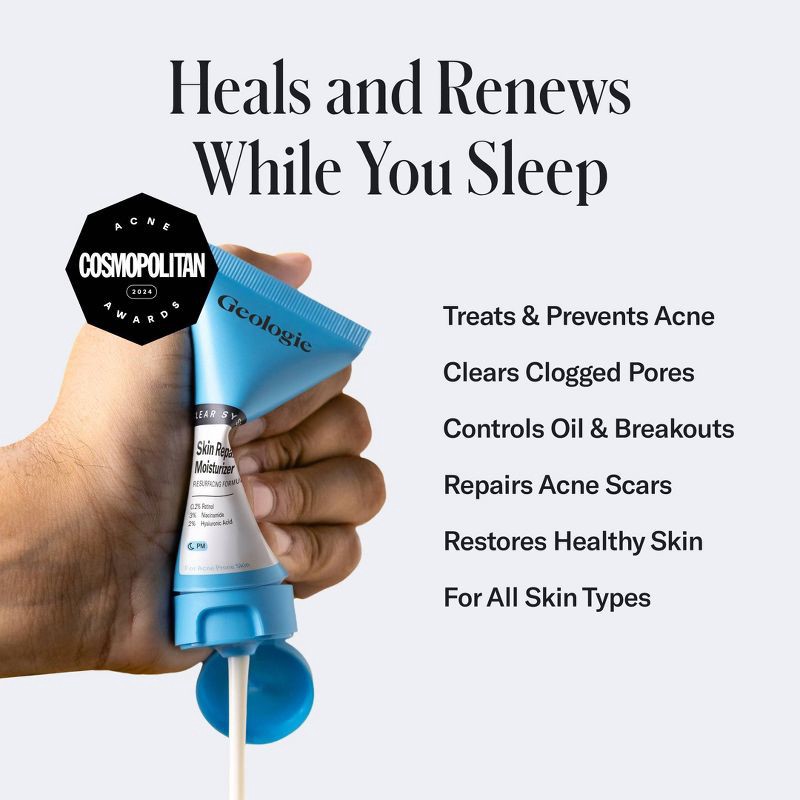 slide 4 of 9, Geologie Clear System Skin Repair Moisturizer - 0.2% Retinol - 2 fl oz, 2 fl oz