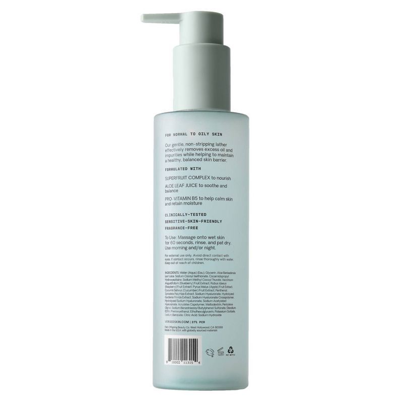 slide 7 of 8, Versed The Purist Daily Gel Cleanser - 6 fl oz, 6 fl oz