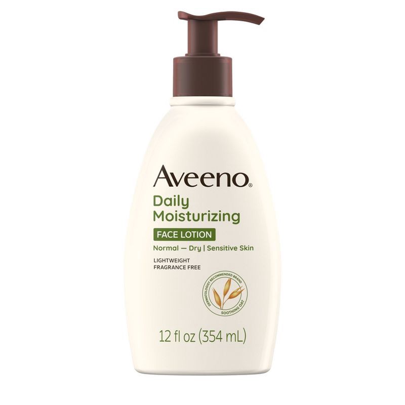 slide 2 of 11, Aveeno Daily Moisture Face Lotion - 12 fl oz, 12 fl oz