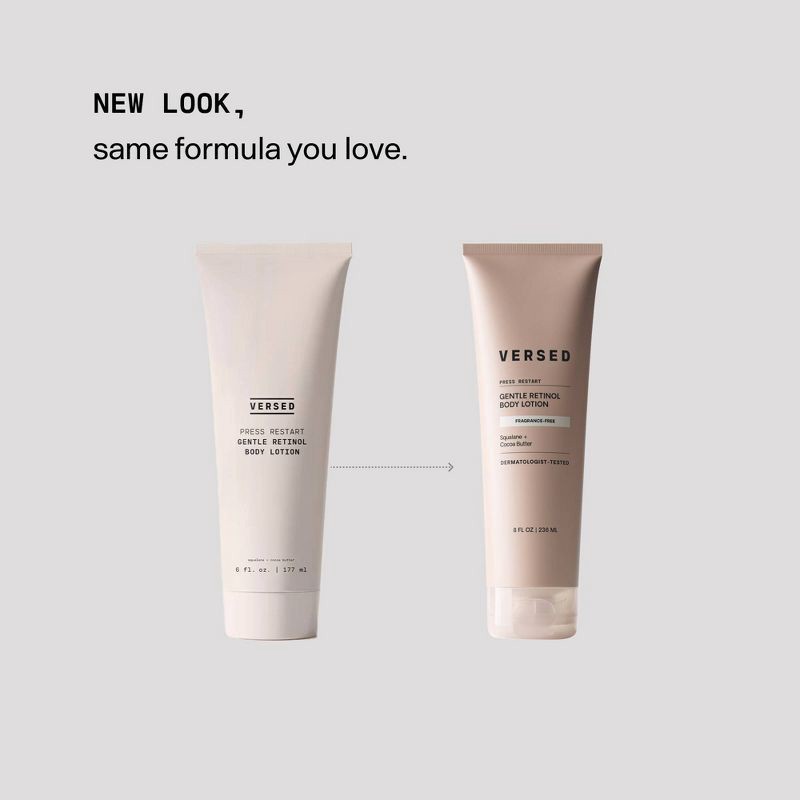 slide 3 of 8, Versed Press Restart Retinol Body Lotion - 8 fl oz, 8 fl oz