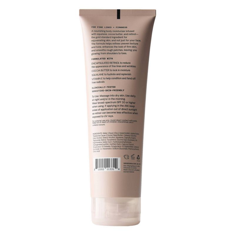 slide 7 of 8, Versed Press Restart Retinol Body Lotion - 8 fl oz, 8 fl oz