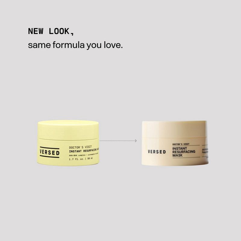slide 3 of 8, Versed Doctors Visit Instant Resurfacing Mask - 1.7 fl oz, 1.7 fl oz
