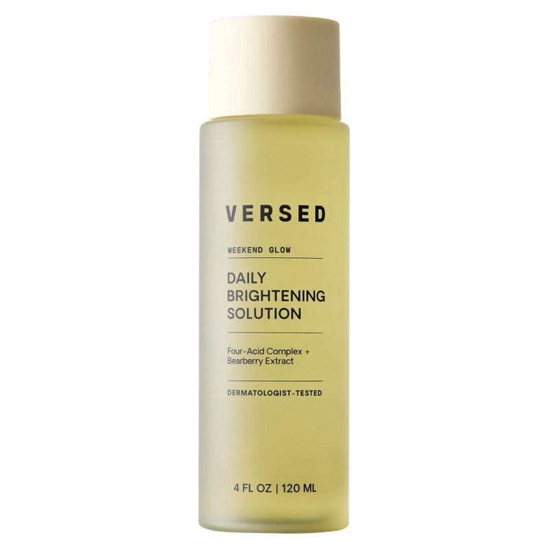 slide 1 of 8, Versed Weekend Glow Daily Brightening Solution - 4 fl oz, 4 fl oz