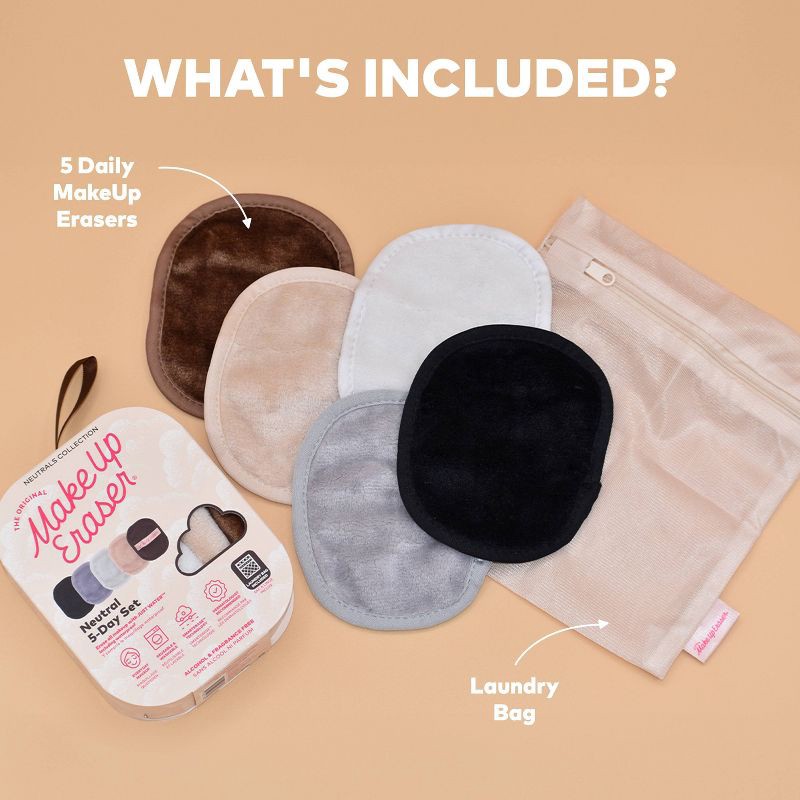slide 6 of 8, MakeUp Eraser Skin Care Neutrals 5 Day Set - 5ct, 5 ct