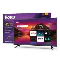 Roku 40" Select Series 1080p Full HD Smart Roku TV with Roku TV Remote: Wi-Fi, LED