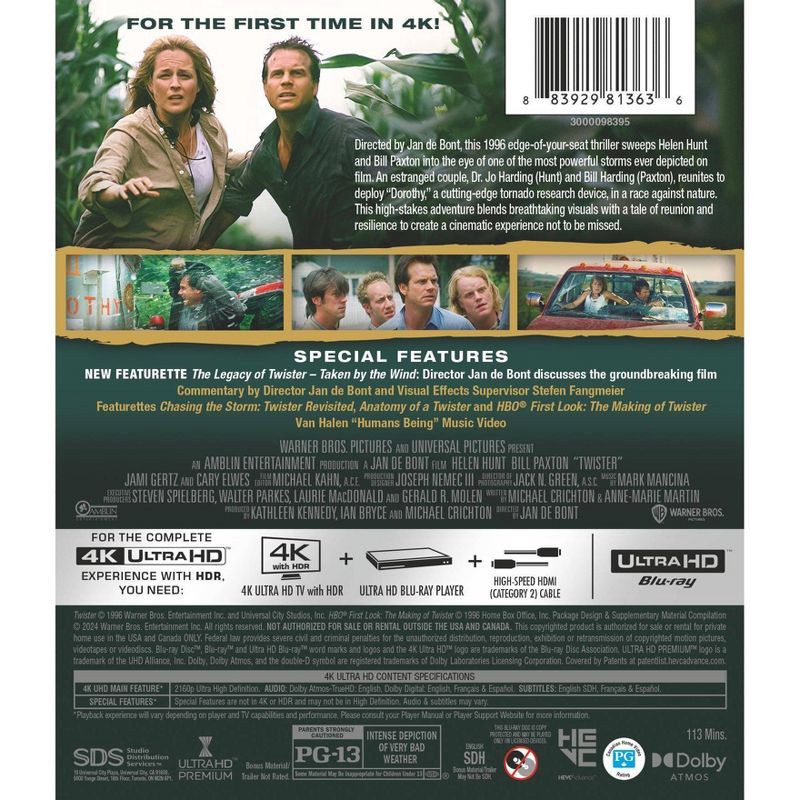 slide 3 of 3, Universal Home Video Twister (4K/UHD), 1 ct