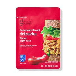 Sriracha Chunk Light Tuna- 2.6oz - Good & Gather™