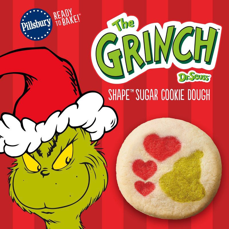 slide 2 of 7, Pillsbury Sugar Cookies Grinch 12ct, 12 ct