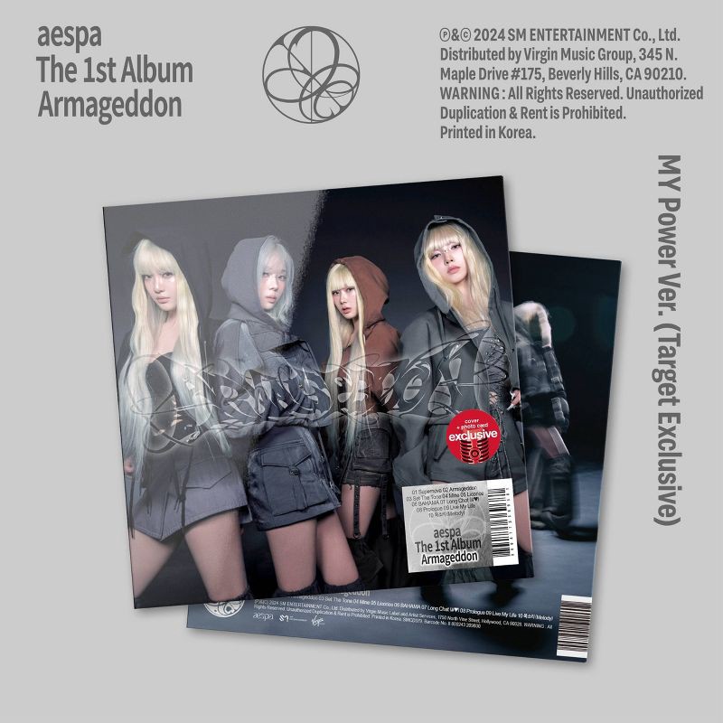 slide 1 of 1, Universal Music Group aespa – The 1st Album ‘Armageddon' (My Power ver.) (Target Exclusive, CD), 1 ct