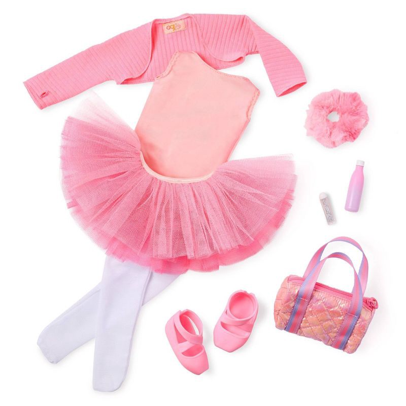 slide 1 of 6, Our Generation Ballet Dreams Pink Outfit and Dance Accessories for 18" Dolls, 1 ct