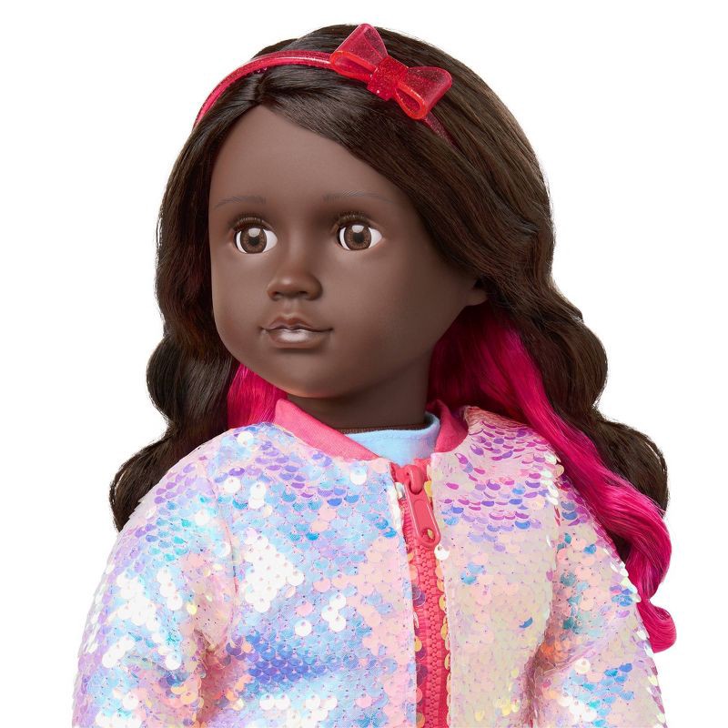 slide 4 of 5, Our Generation Shine All Day Sequin Jacket and Dress Outfit for 18" Dolls, 1 ct