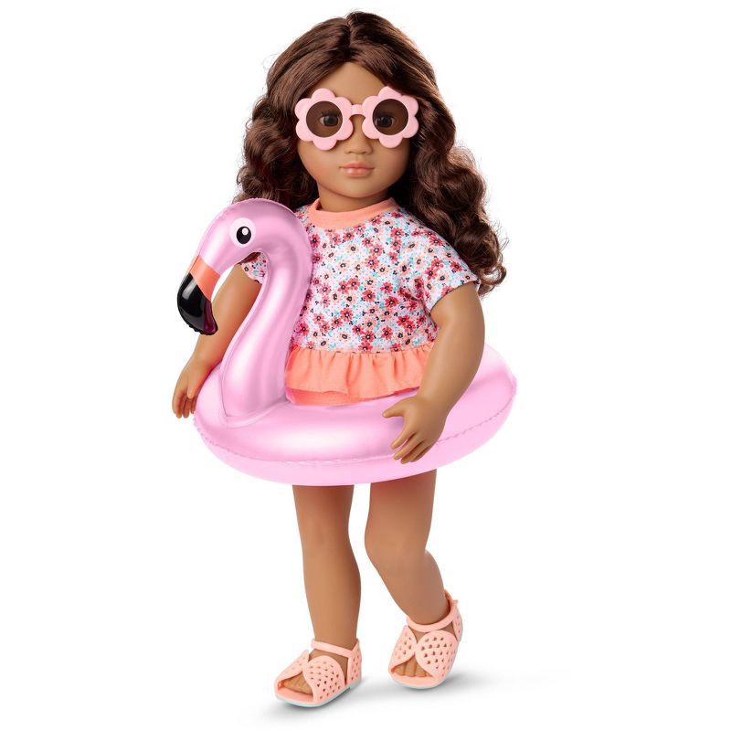 slide 3 of 8, Our Generation Gabriela Posable 18" Doll with Beach Accessories and Storybook, 1 ct