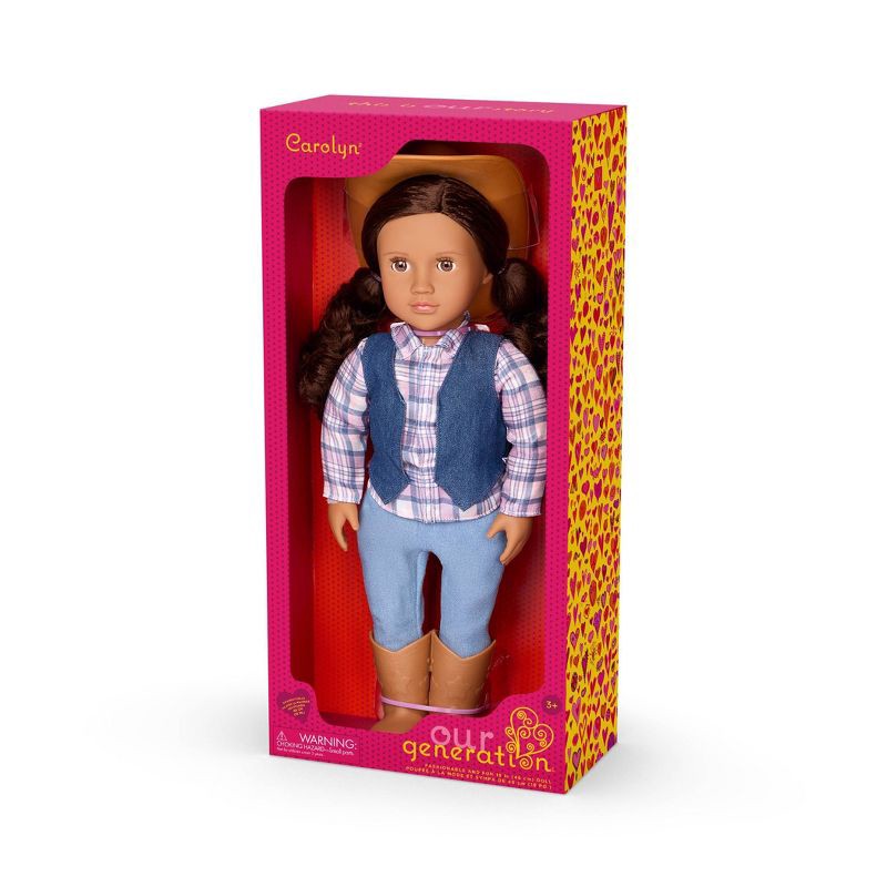 slide 6 of 6, Our Generation Carolyn 18" Cowgirl Doll in Western-Inspired Outfit, 1 ct