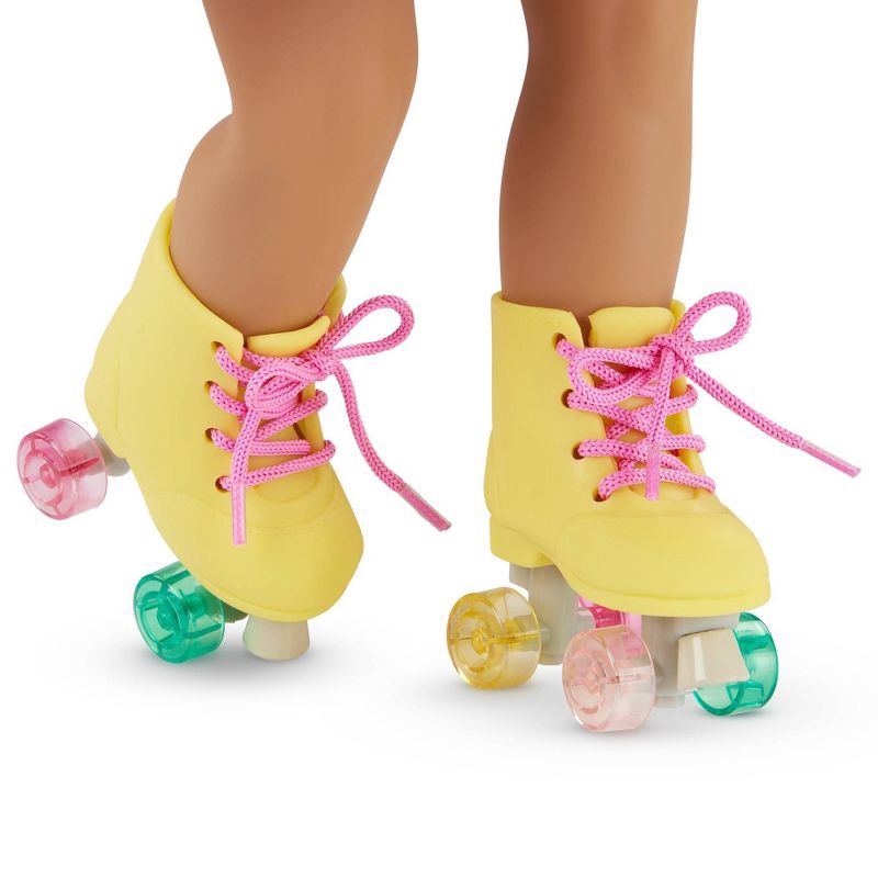 slide 5 of 6, Our Generation Rollerblades and Lemonade Outfit with Rainbow Roller Skates and Accessories for 18" Dolls: 7 Pieces Set, 7 ct