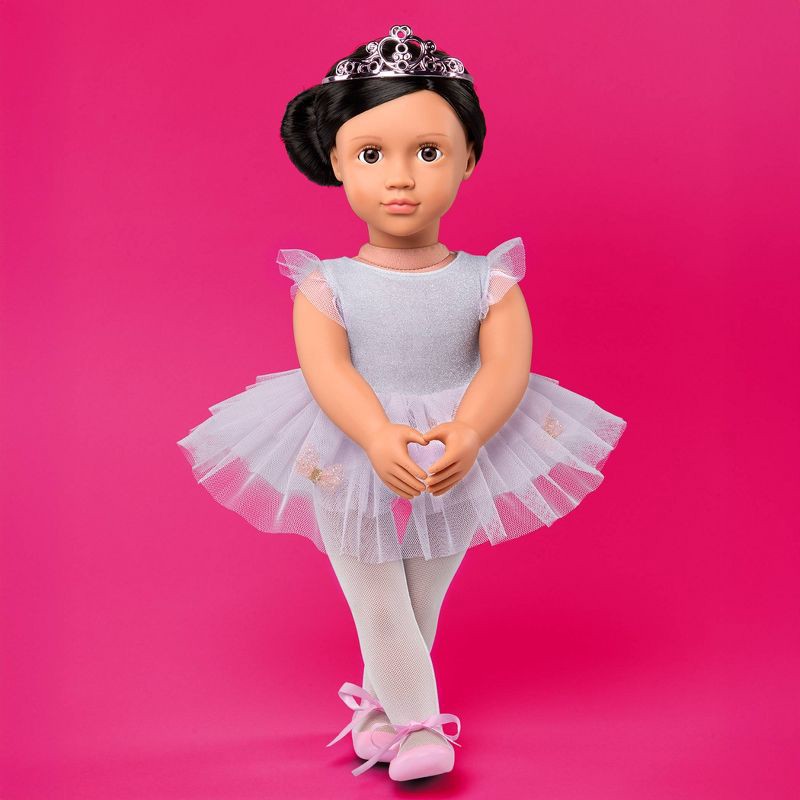 slide 2 of 6, Our Generation Tutu Cute Ballet Dress Outfit and Tiara for 18" Dolls, 1 ct