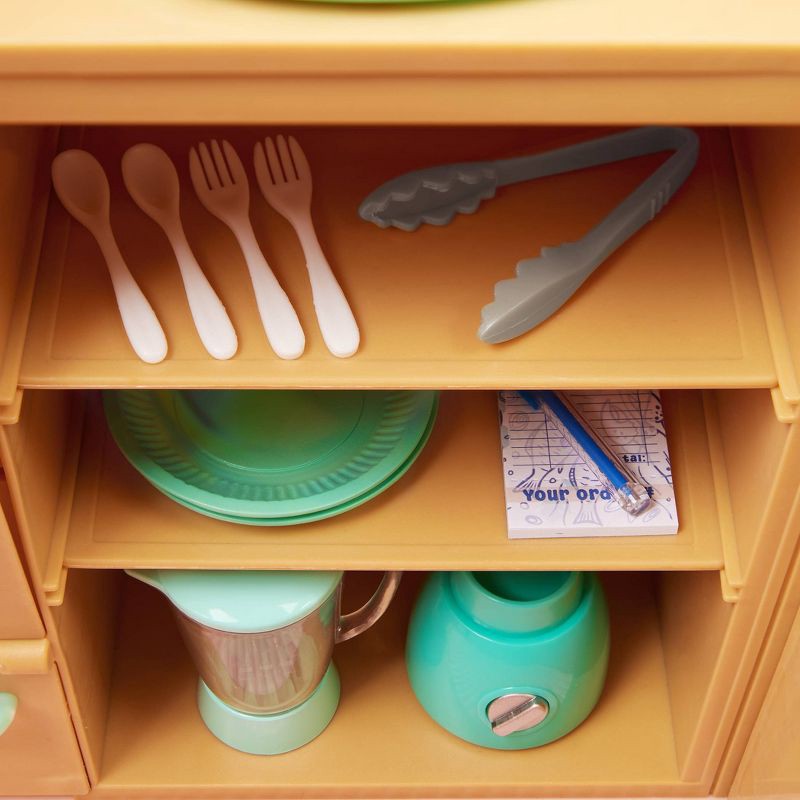 slide 12 of 15, Our Generation On the Move Food Truck Vehicle Playset Accessory for 18" Dolls: 54-Piece Toy Set with Play Food, 1 ct