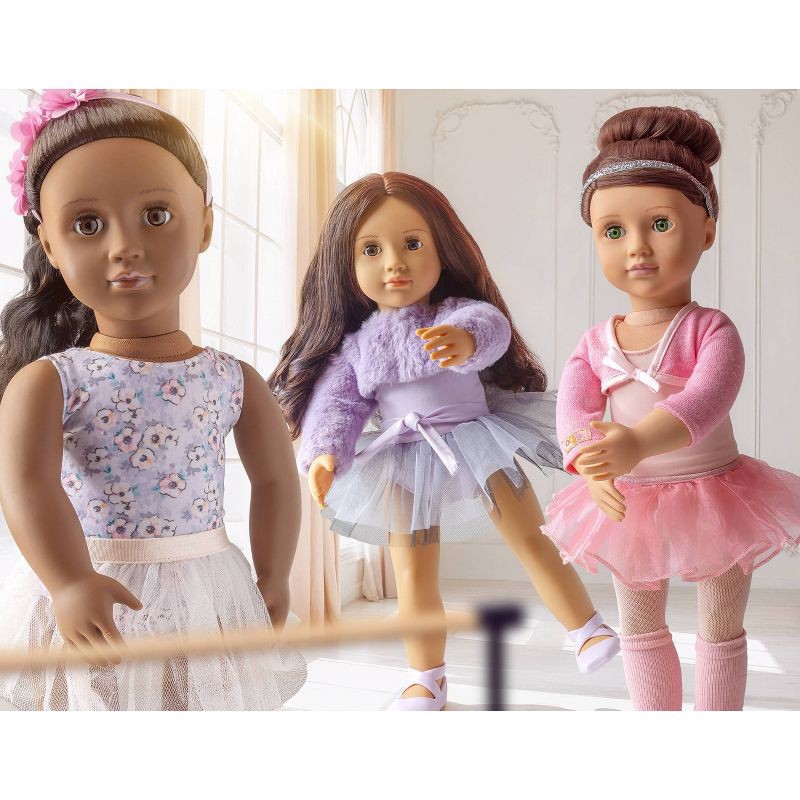 slide 2 of 6, Our Generation Jovanna 18" Ballerina Doll in Lovely Lilac Ballet Dress, 1 ct