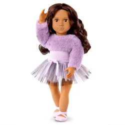 Our Generation Jovanna 18" Ballerina Doll in Lovely Lilac Ballet Dress