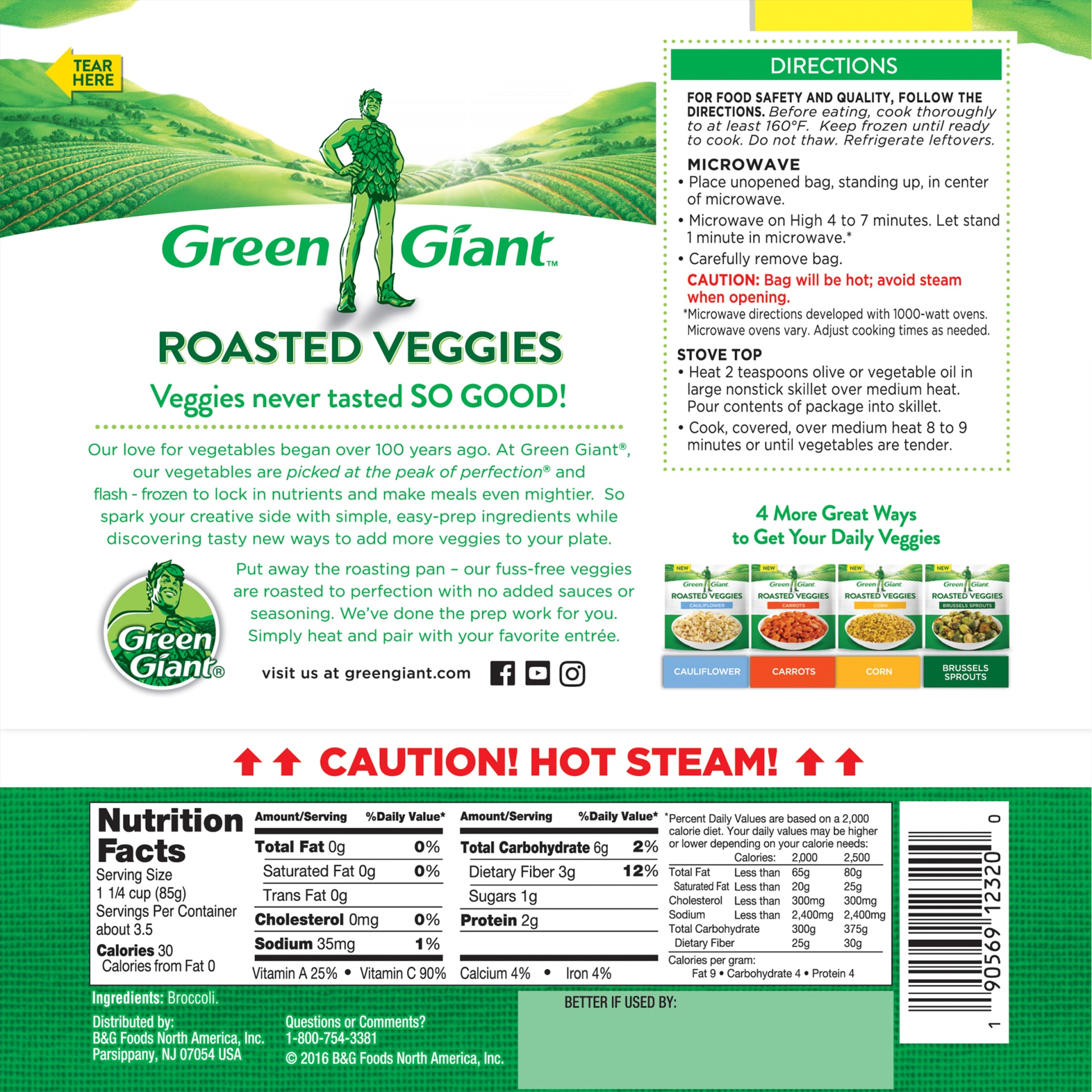 slide 3 of 4, Green Giant Riced Veggies - Frozen Cauliflower Risotto Medley - 10oz, 10 oz